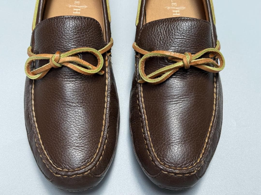 新品 8M/25.5㎝ コールハーン キャンプ モック ドライバー 濃ブラウン