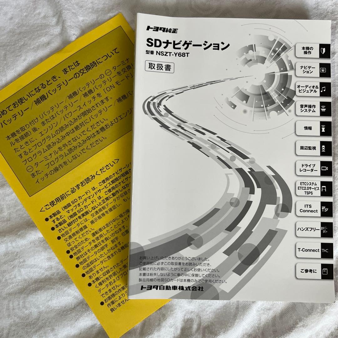 トヨタ純正ナビNSZT-Y68T地図データ2018年