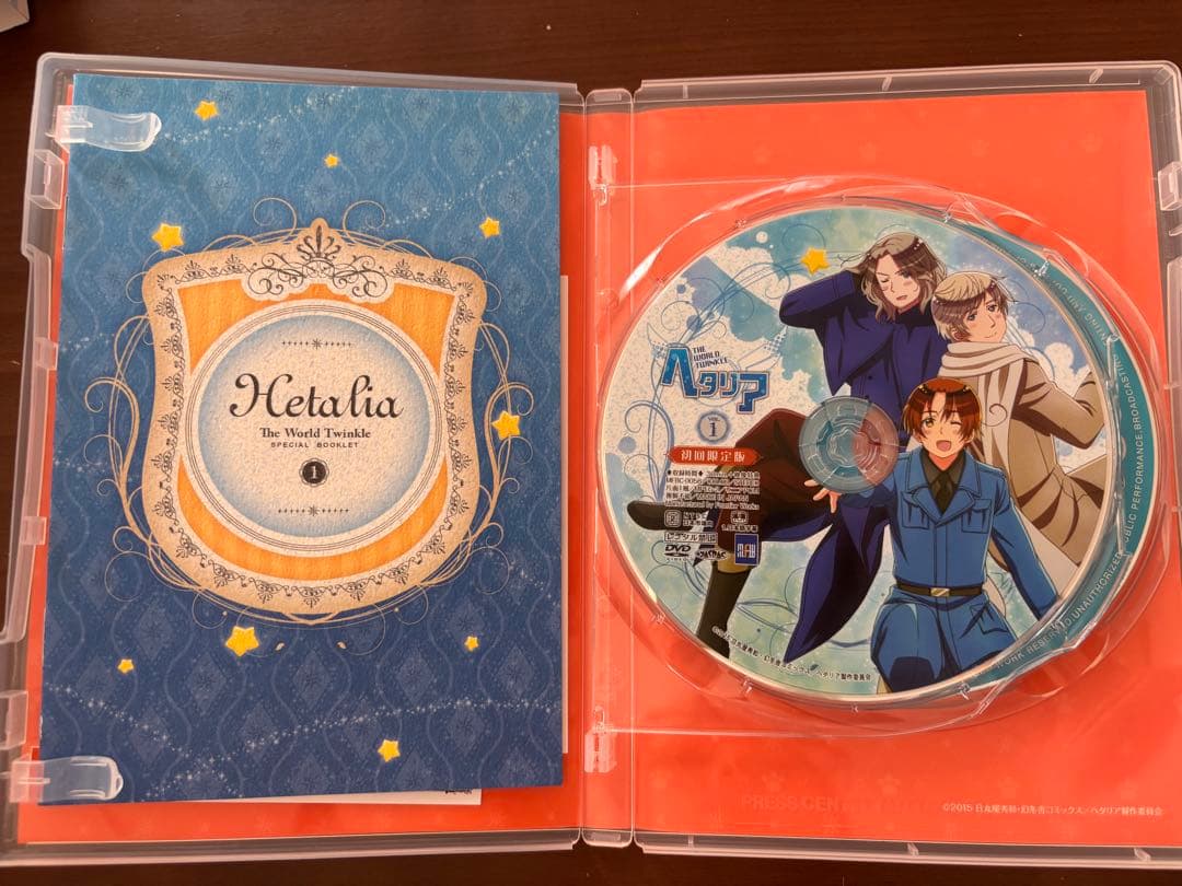 ヘタリア World Twinkle アニメDVDセット 特典CD 原作カード付