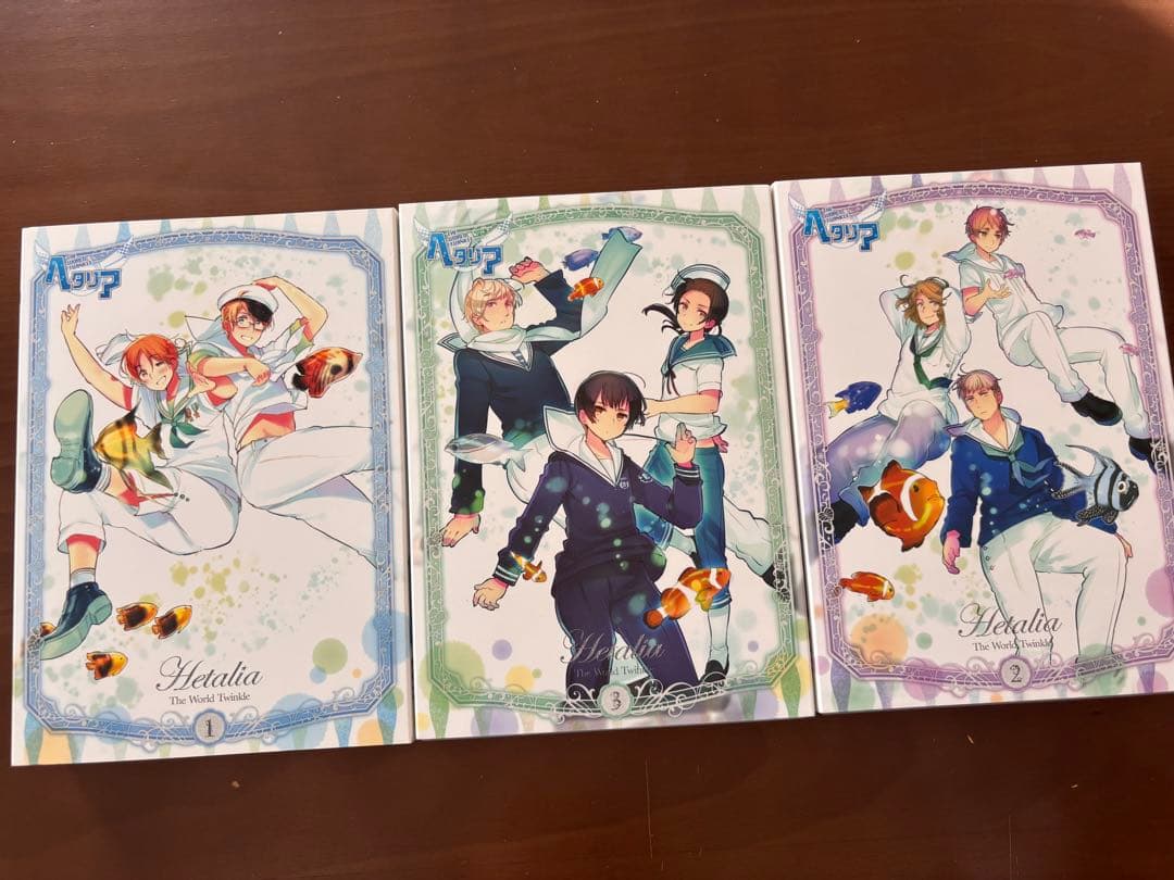 ヘタリア World Twinkle アニメDVDセット 特典CD 原作カード付