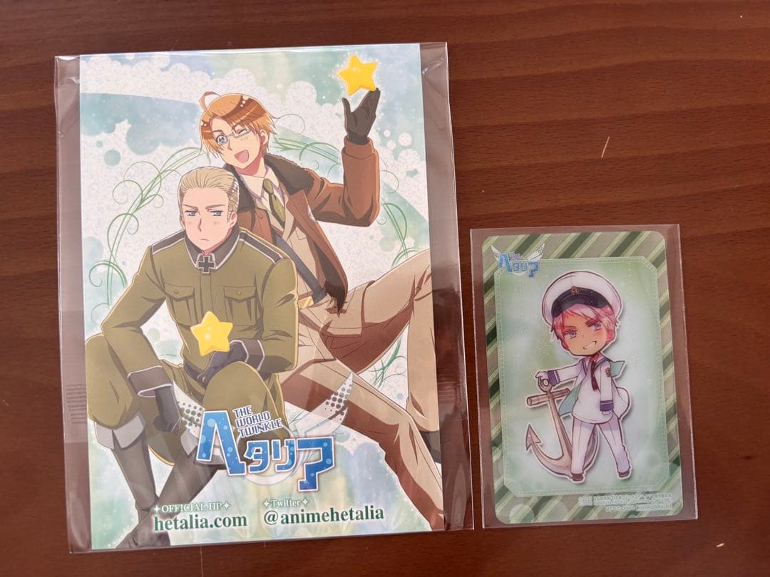 ヘタリア World Twinkle アニメDVDセット 特典CD 原作カード付