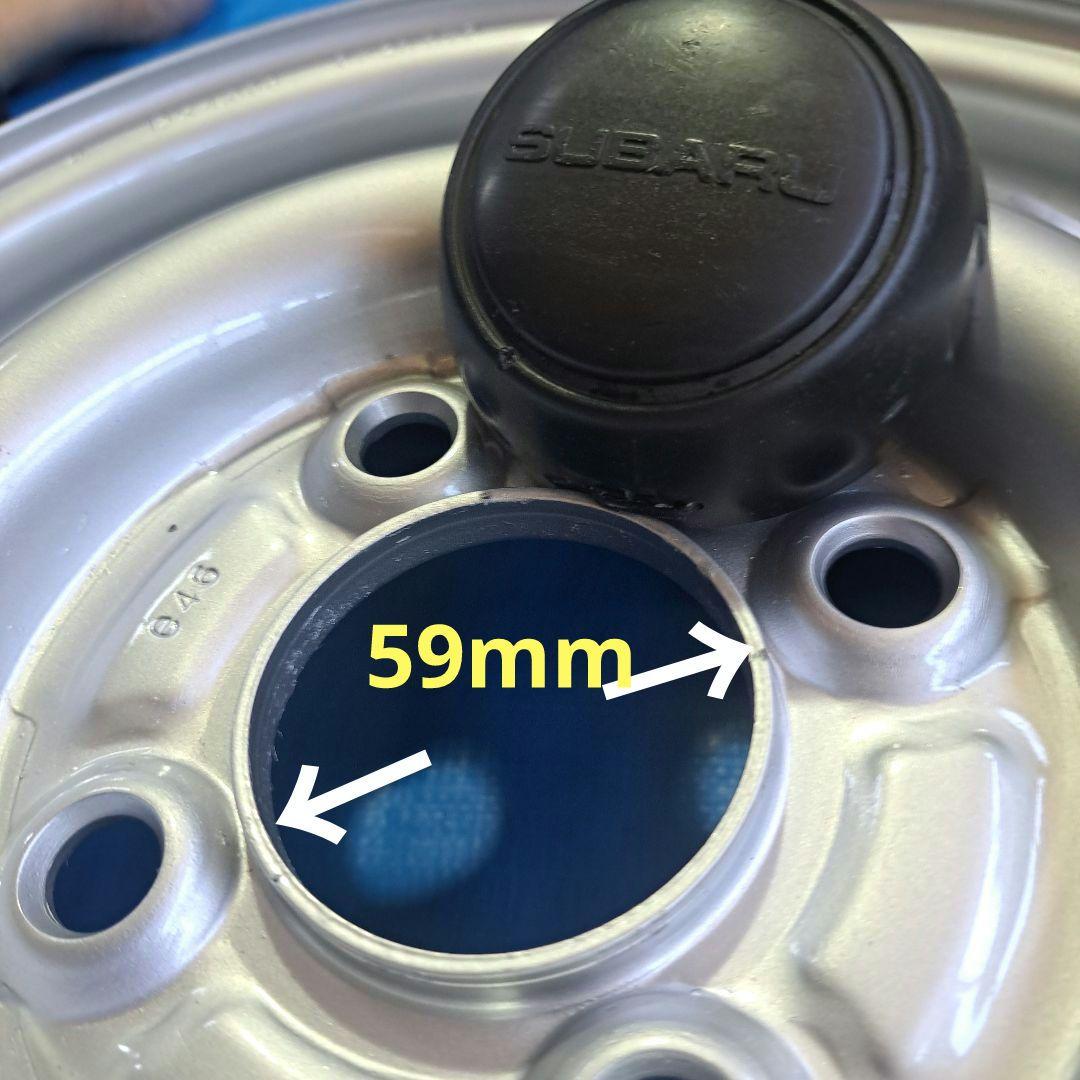 ★スバル純正★　12インチスチールホイール　サンバートラック等　軽トラ軽バンに