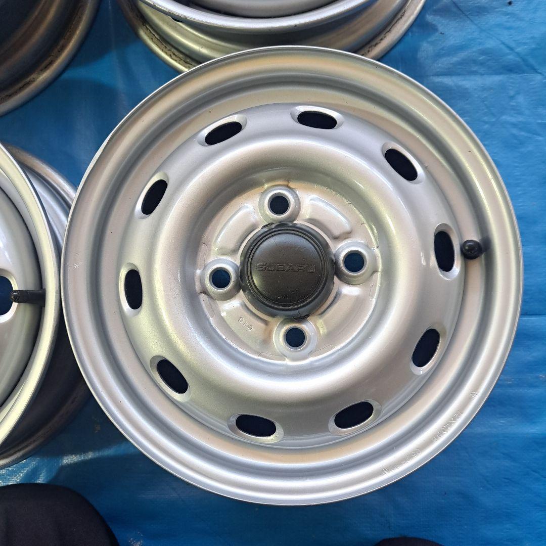 ★スバル純正★　12インチスチールホイール　サンバートラック等　軽トラ軽バンに