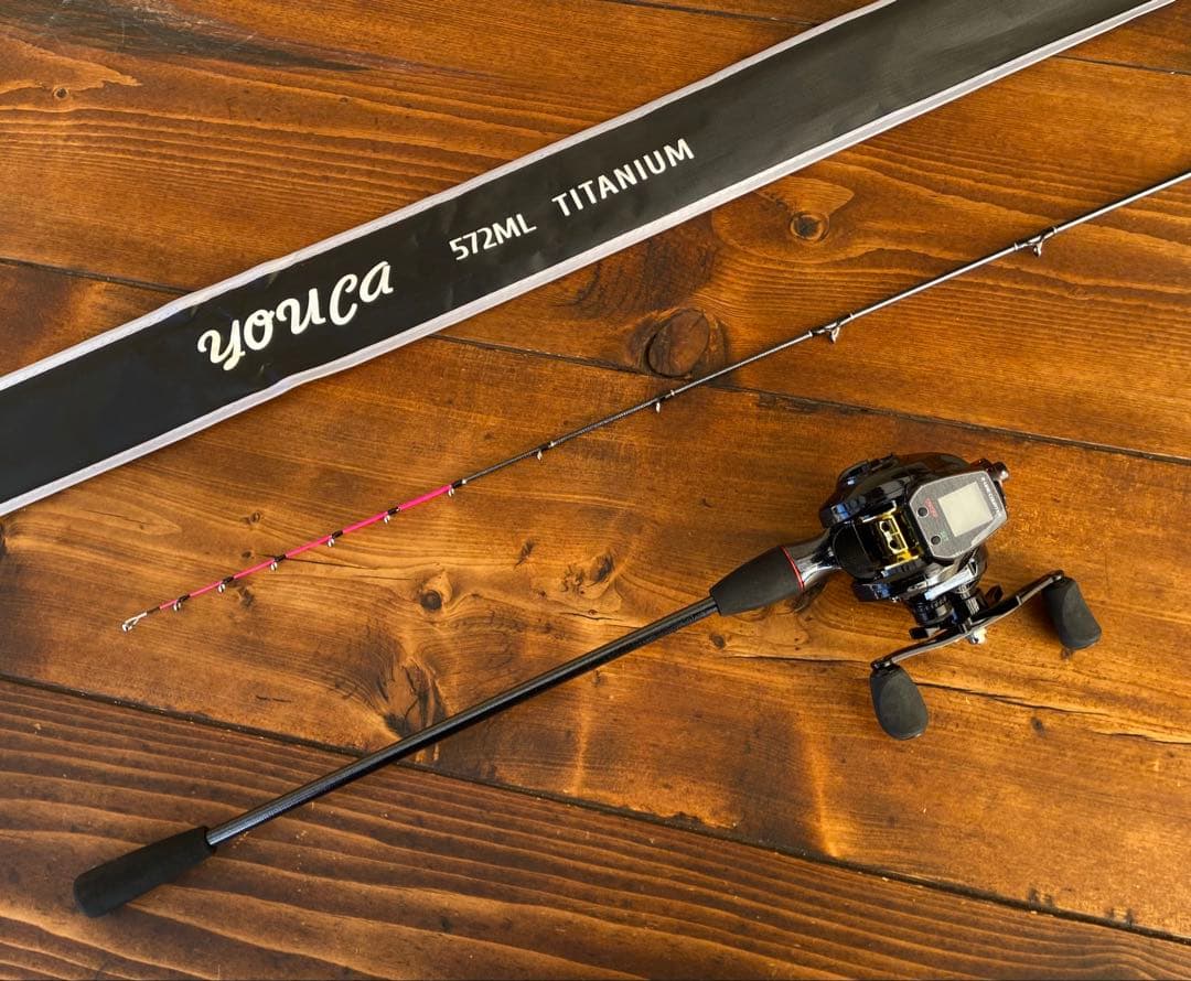 ジギングセット　C572ML スロージギング　オフショアロッド　タイラバ　イカ