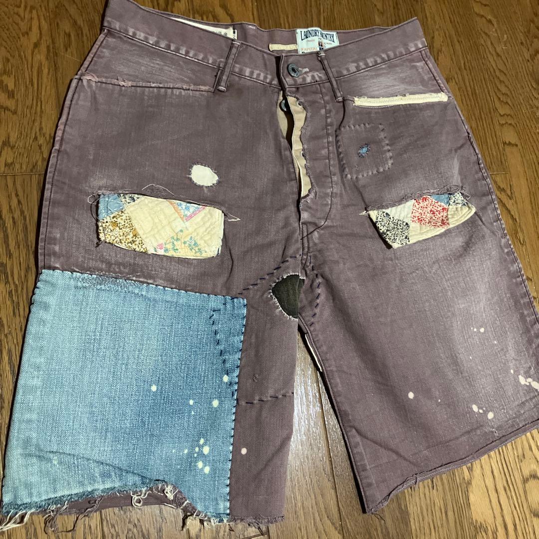kapital kountry パッチワークショートパンツ　レディース