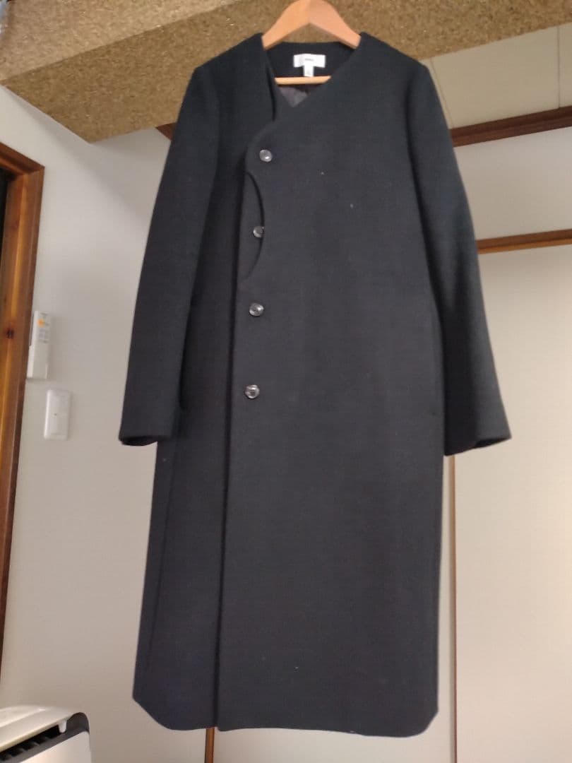 【希少美品】HYKE ハイク チェスターコート 濃紺