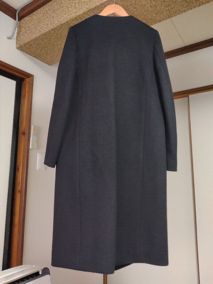 【希少美品】HYKE ハイク チェスターコート 濃紺