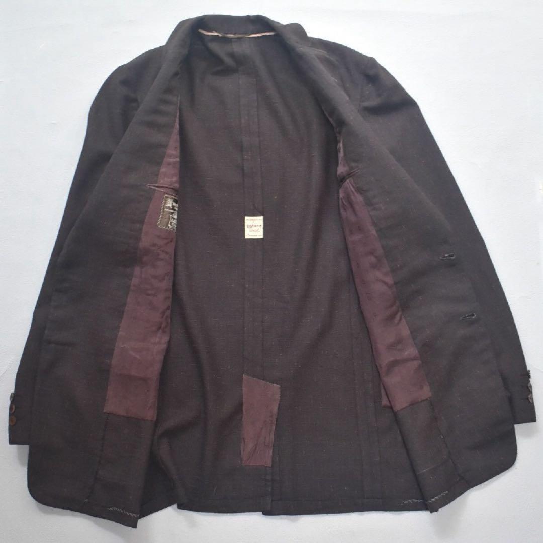 【フォロー割適用】50sバーガンディ ツイードテーラードジャケット ロカビリー