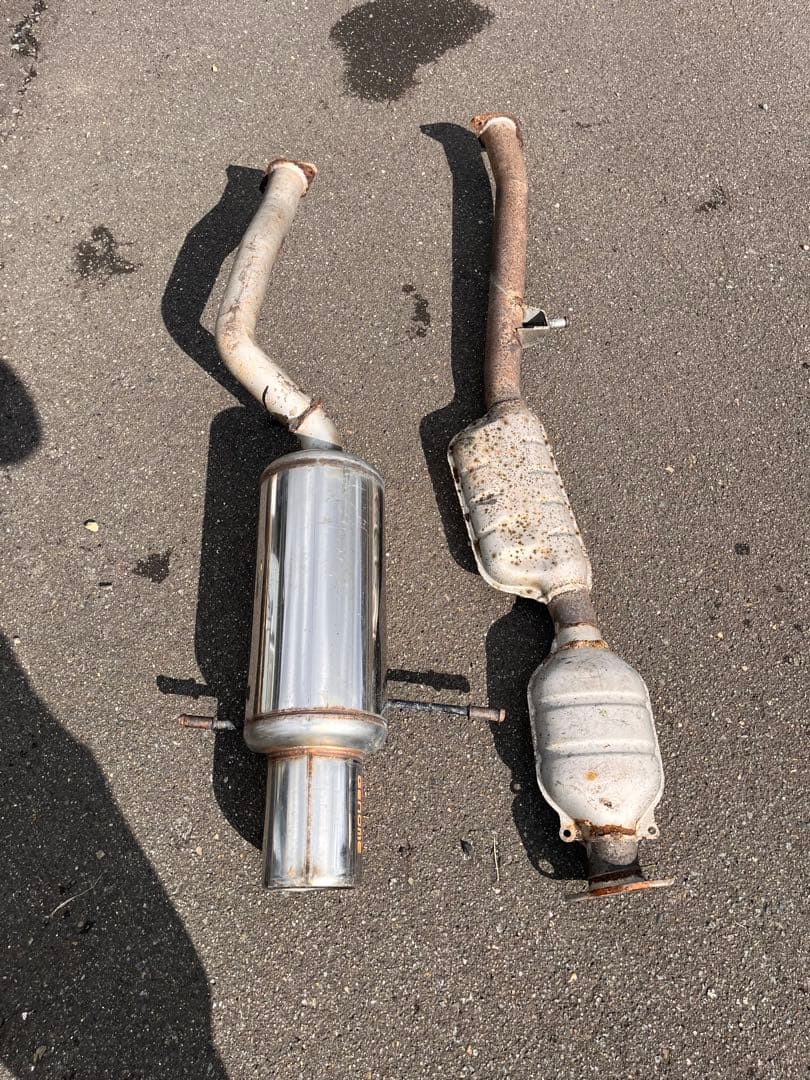 ゲノムマフラー　GDB インプレッサ　Nishiaki