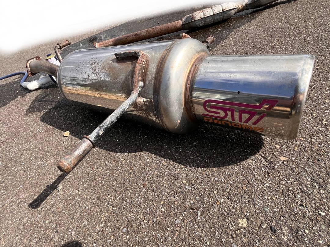 ゲノムマフラー　GDB インプレッサ　Nishiaki