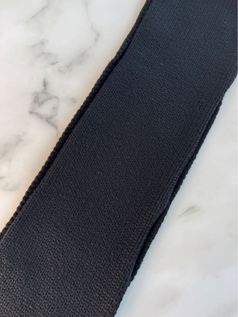 PRADA プラダ サンダー マフラー ブラック