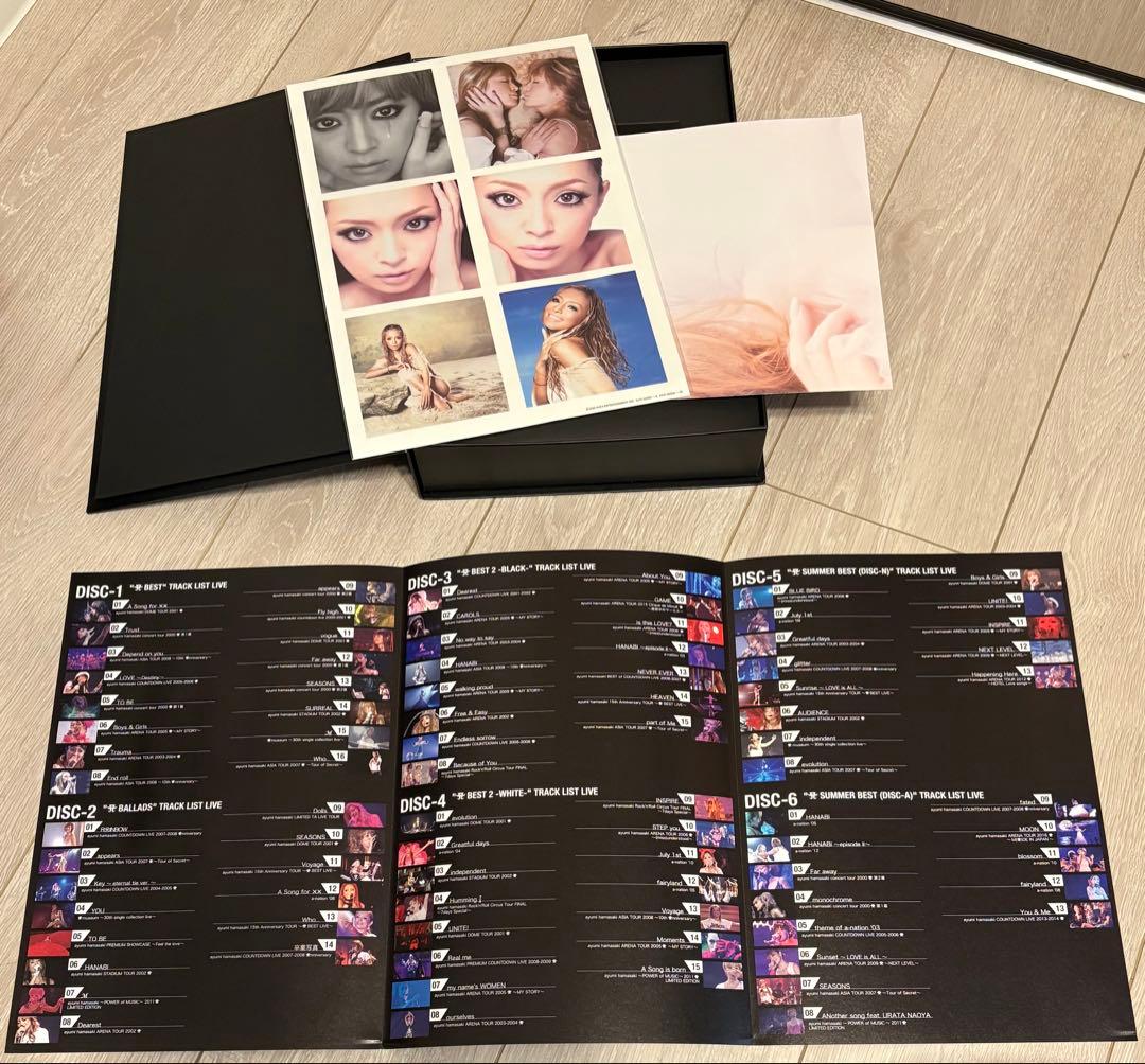 ミュージック ayumi hamasaki BEST LIVE BOX