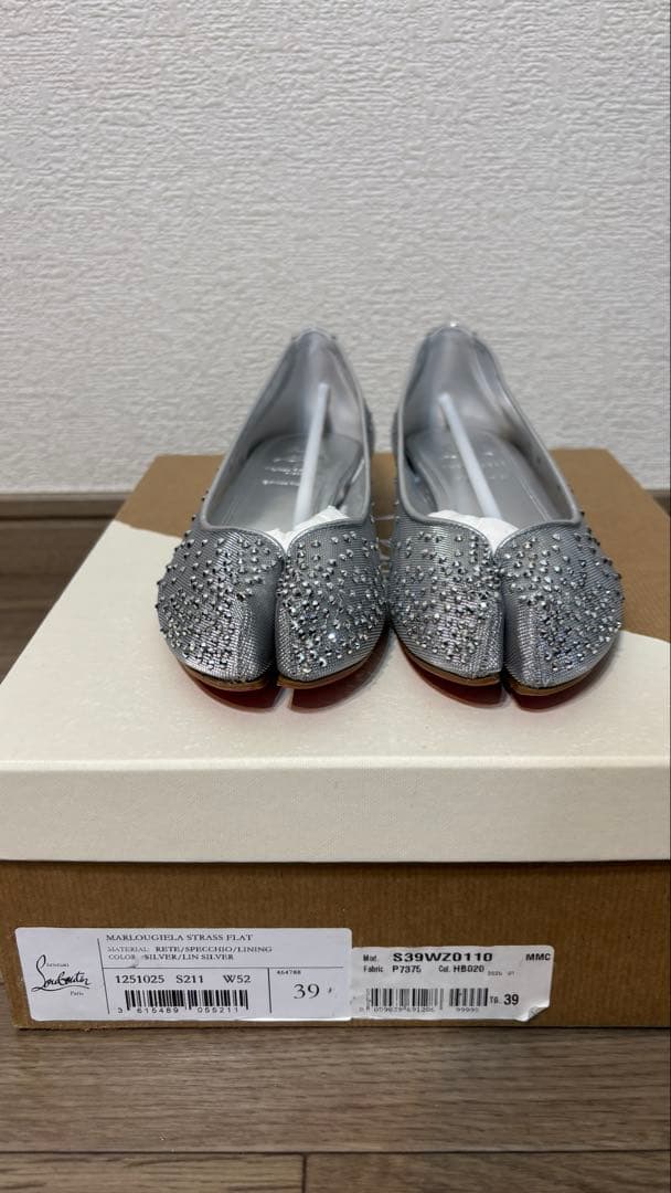 【新品】 ルブタン　マルジェラ コラボ tabi Marlougiela 39