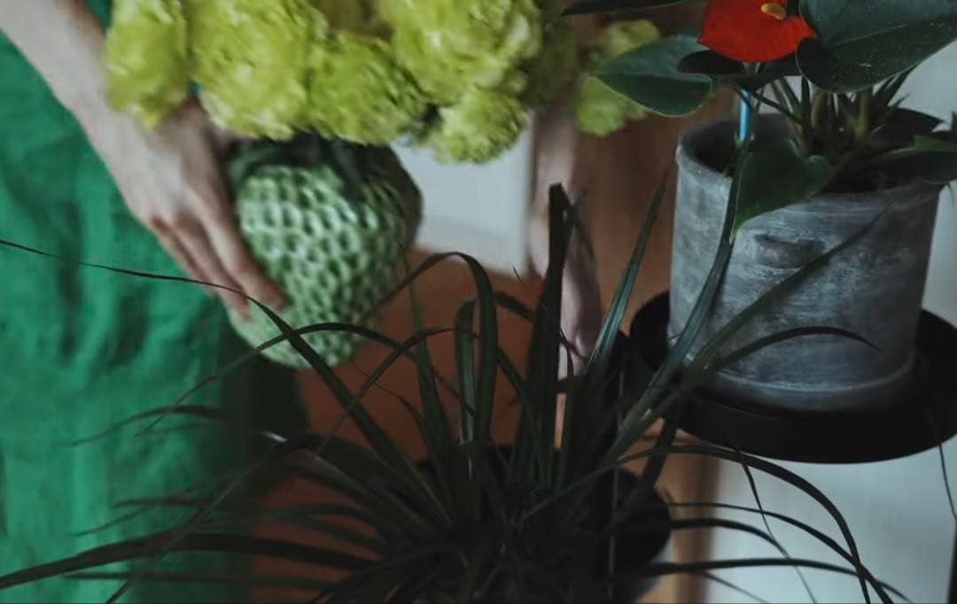 限定値下げ中‼️DESPOTSデスポッツストロベリー花瓶グリーンLフラワーベース