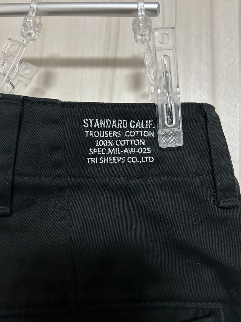 STANDARD CALIFORNIA チノパン ストレート ブラック 34