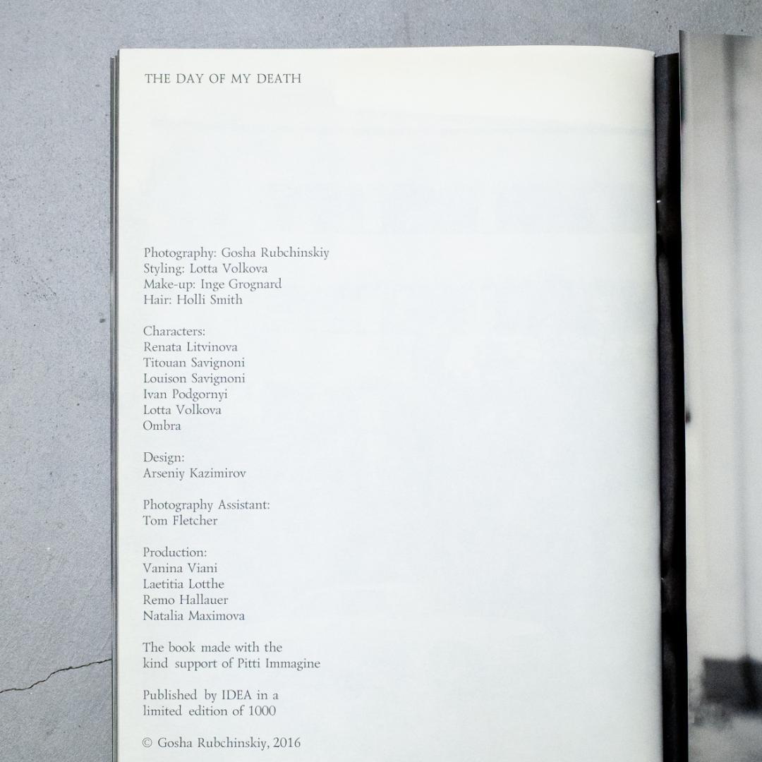 アート・デザイン・音楽 GOSHA RUBCHINSKIY THE DAY OF MY DEATH
