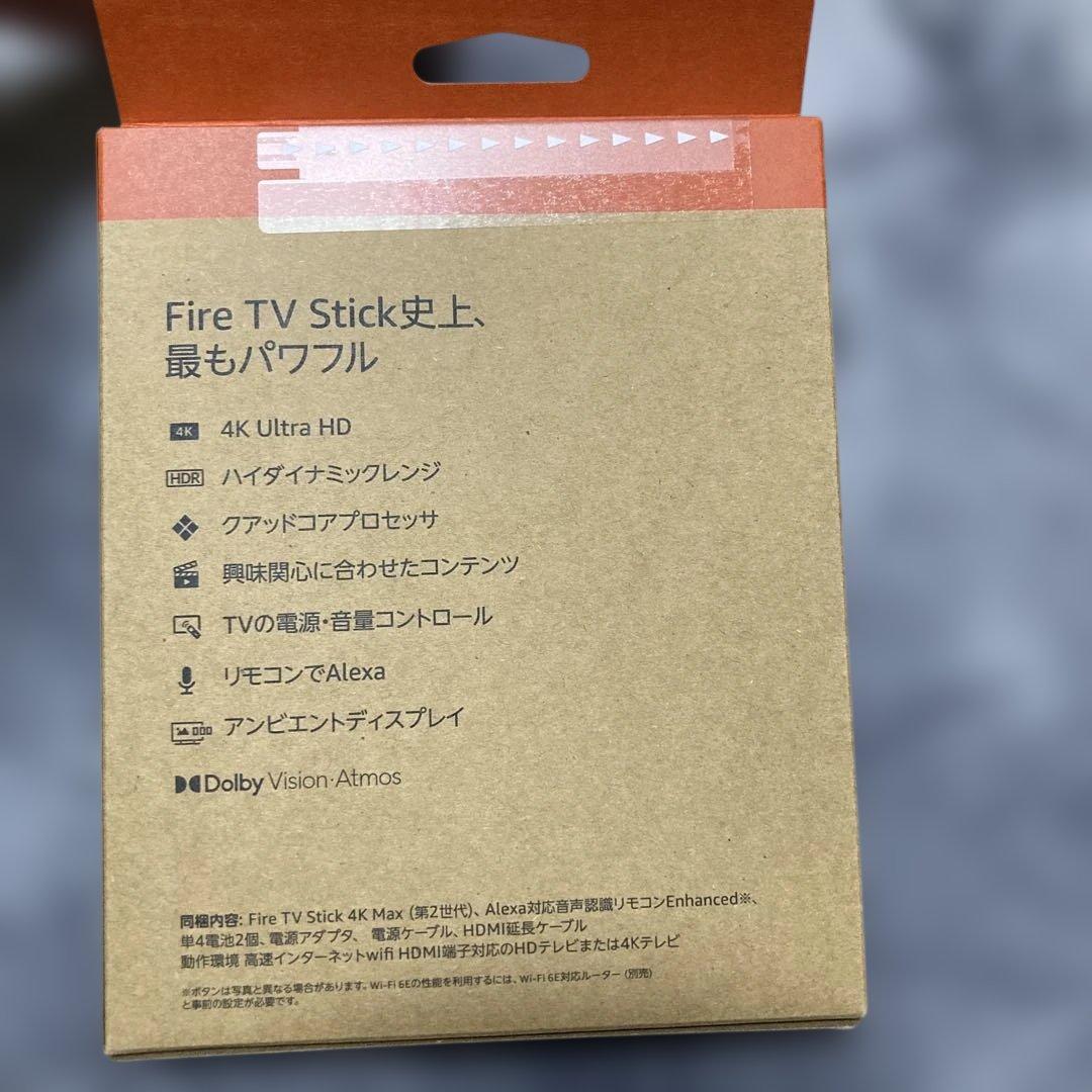 【新品】Fire TV Stick 4K Max 16GB Wi-Fi 6E