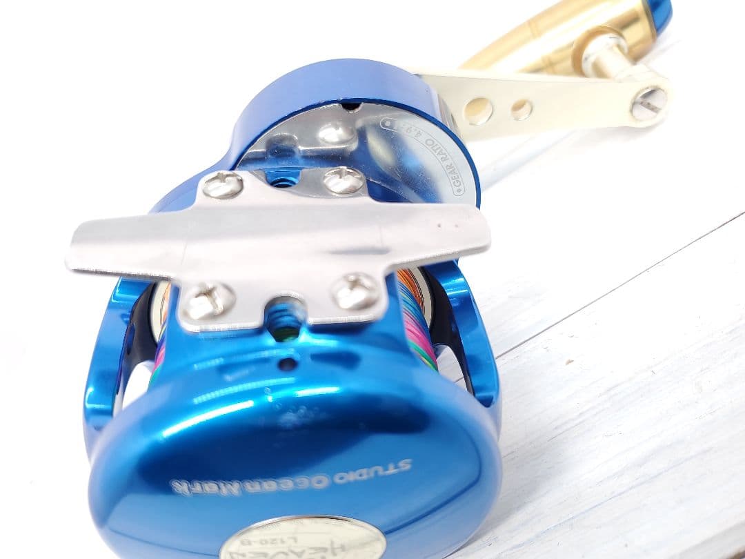 STUDIO OCEAN MARK リール L120-B　ジギング　ブルーヘブン