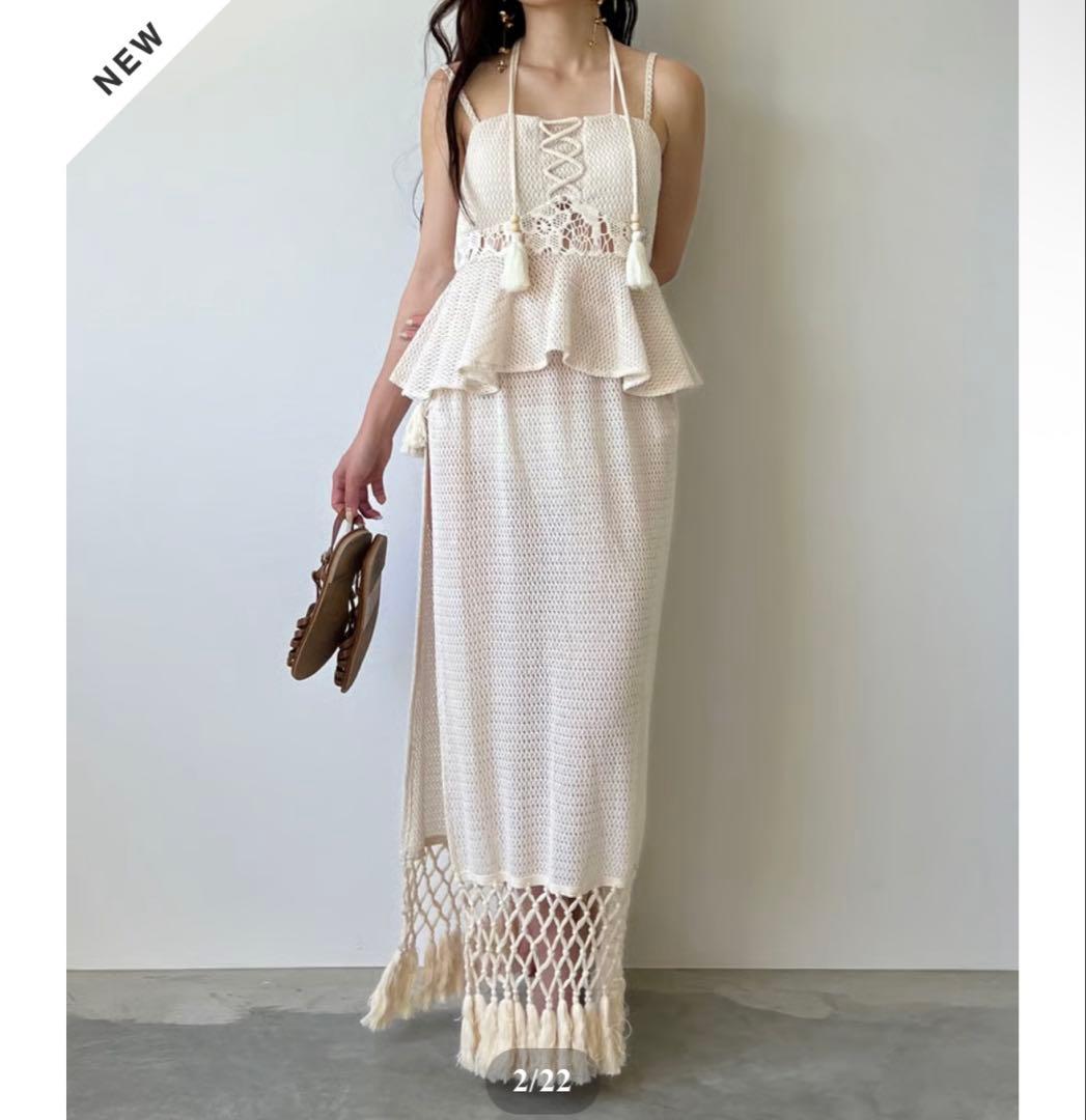 AERMA summer knit swim wear 3点set