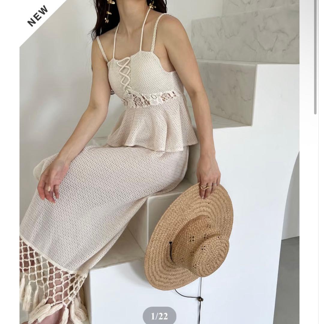 AERMA summer knit swim wear 3点set