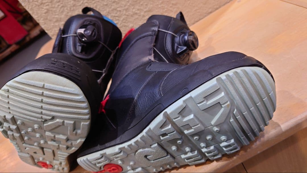 ＊BURTON スノーボードブーツ ボア ブラック/8／25　 24.5〜25