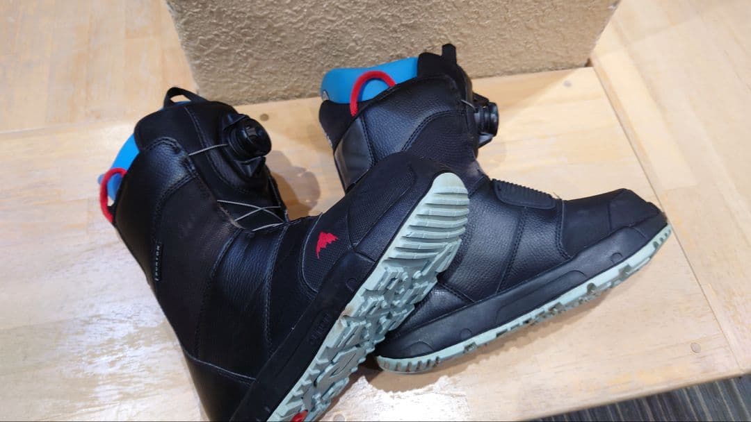 ＊BURTON スノーボードブーツ ボア ブラック/8／25　 24.5〜25