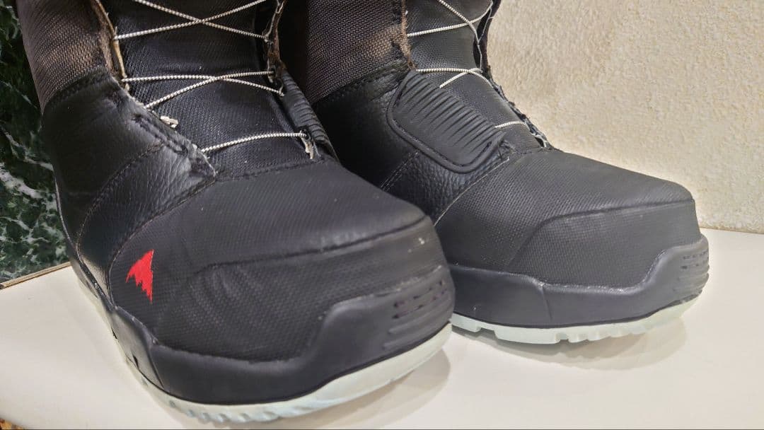 ＊BURTON スノーボードブーツ ボア ブラック/8／25　 24.5〜25