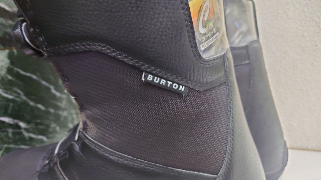 ＊BURTON スノーボードブーツ ボア ブラック/8／25　 24.5〜25
