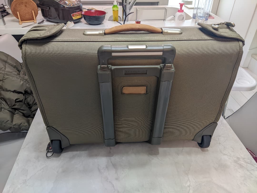 定価14万円・[Briggs & Riley] ガーメントバッグ ベースライン