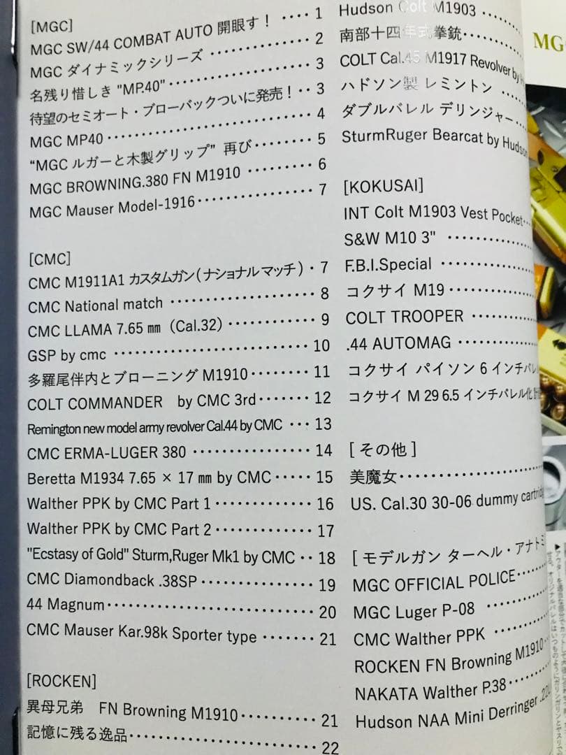 ５冊セット　月刊GUN　ケイズ クロニクル　ガンダイジェスト日本語版 拳銃ファン