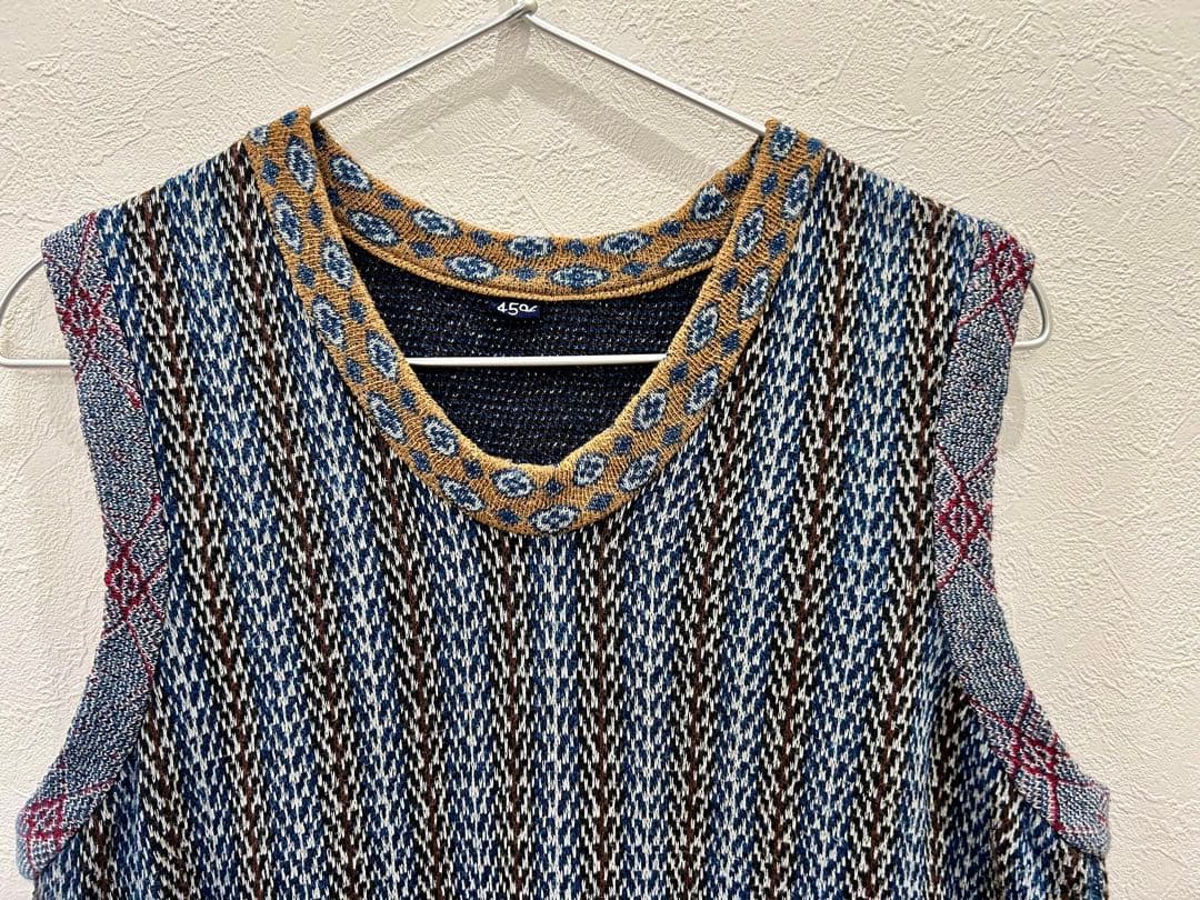 45R 綿ニット ベスト