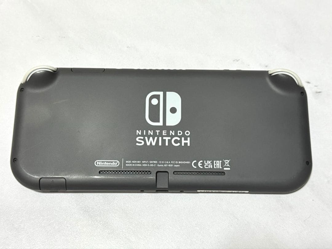【美品】Nintendo Switch Lite グレー 本体動作品