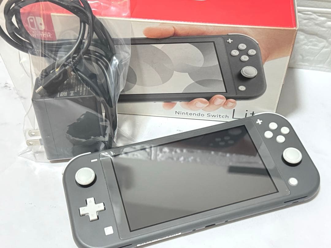 【美品】Nintendo Switch Lite グレー 本体動作品