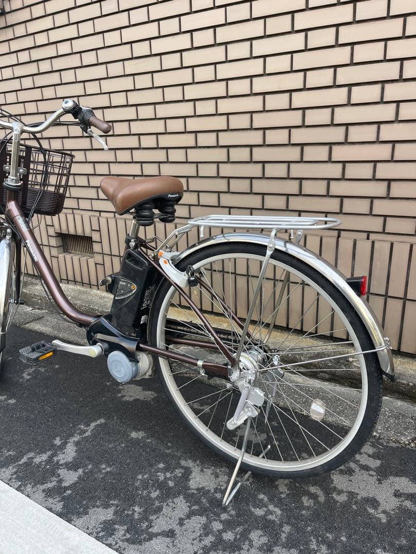 電動アシスト自転車 ブラウン シティタイプ