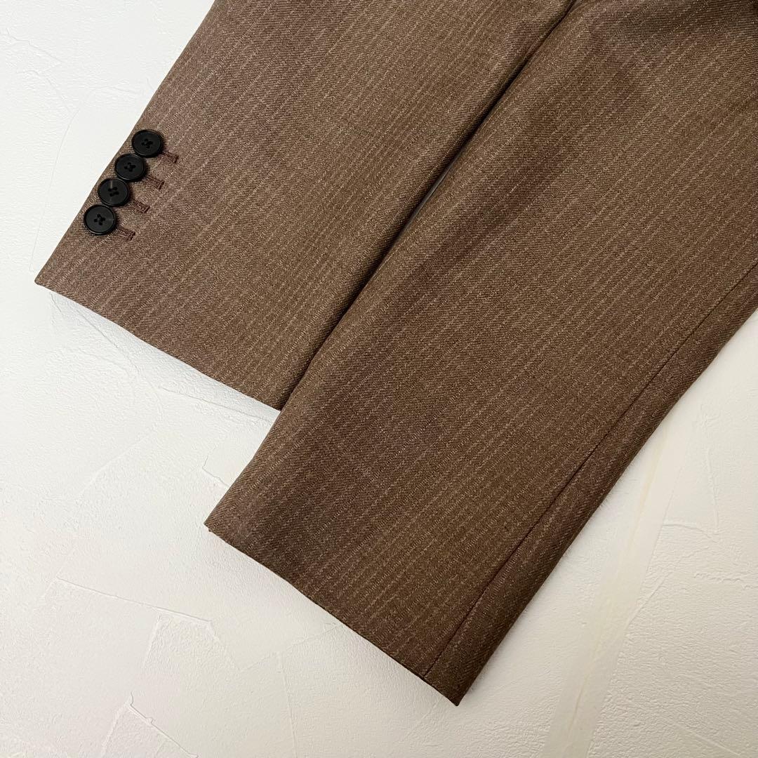 【美品】 AURALEE テーラードジャケット ウール ブラウン