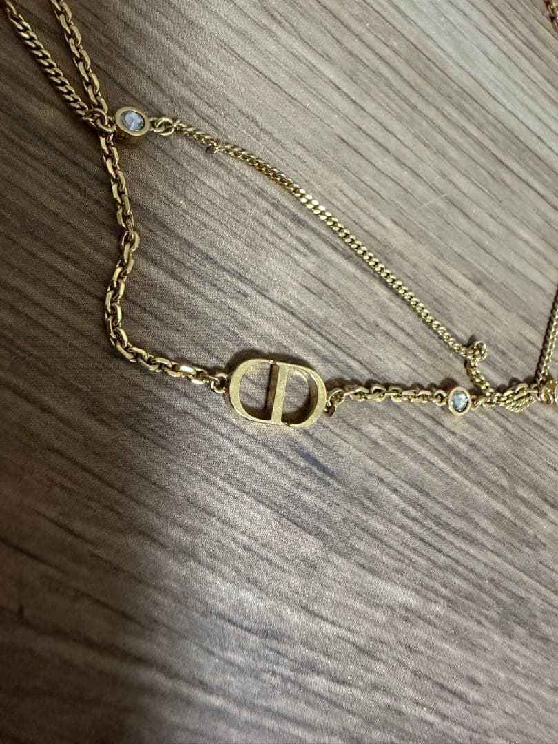 なん ₍ᐢ.ˬ.ᐢ₎Petit CD ダブル ネックレス Dior 2連