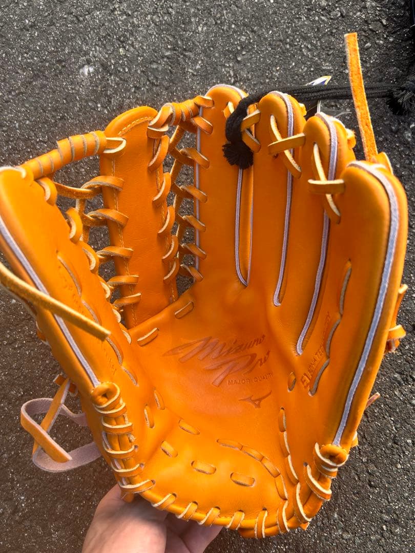 【新品未使用・タグ付き】【硬式】【ミズノプロ】【外野用】【袋付き】