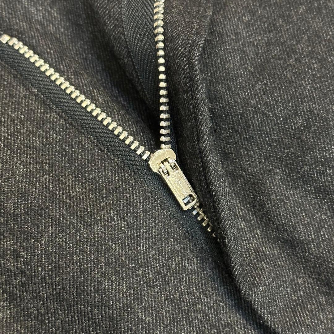 vintage 【ウール　ツータックスラックス　チャコールグレー　レア】