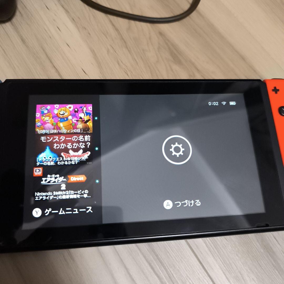 [動作確認済み] Nintendo Switch 本体 青/赤 ドックなし