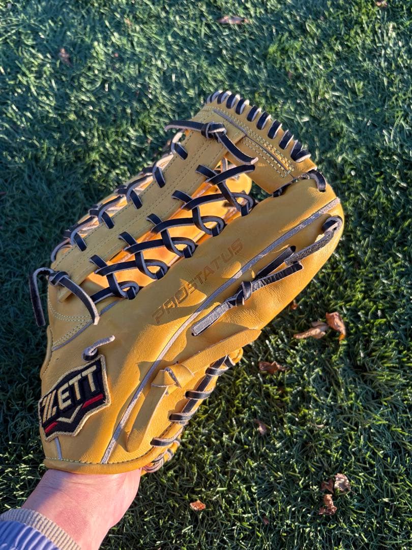 イエロー 硬式グローブ