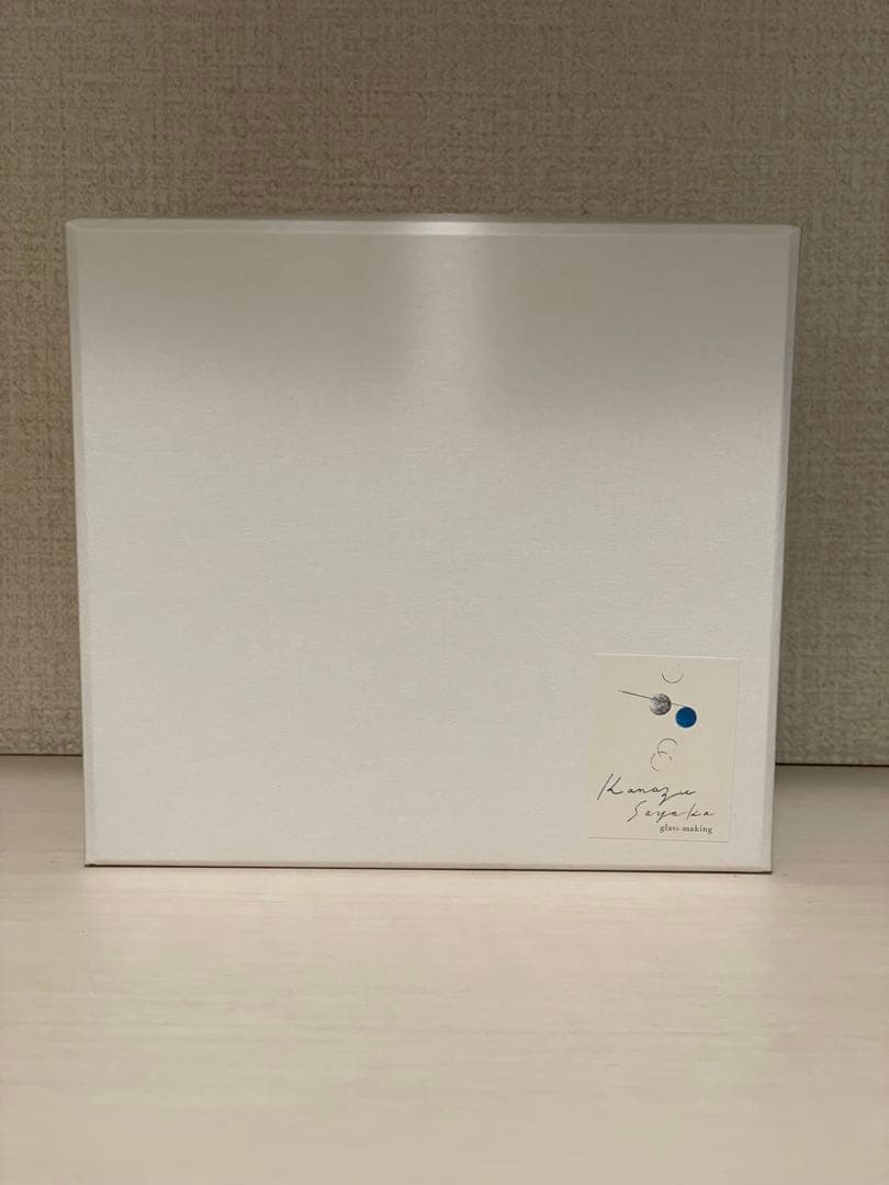 未使用 ガラス作家 金津沙矢香 さん ガラスのお雛様 南天のおひな様