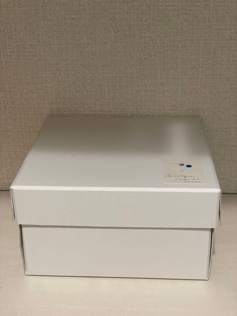 未使用 ガラス作家 金津沙矢香 さん ガラスのお雛様 南天のおひな様