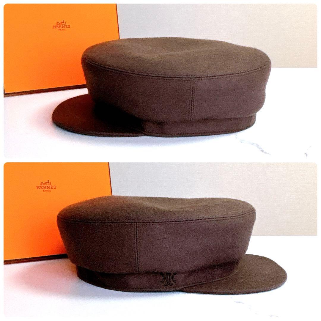 美品❣️ エルメス　キャスケット　マロンブラウン　サイズ58