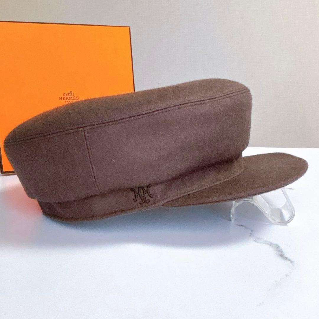 美品❣️ エルメス　キャスケット　マロンブラウン　サイズ58