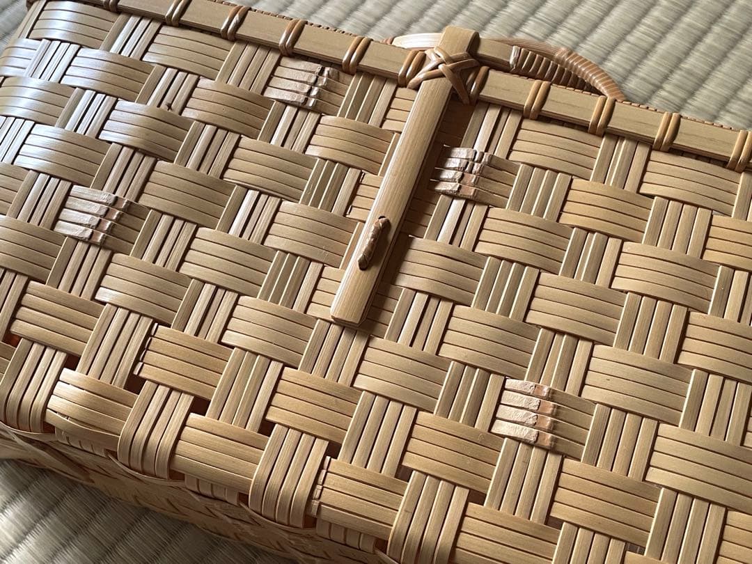 吉田佳道　かごバッグ　竹の工芸よしだ　着物　和装　浴衣