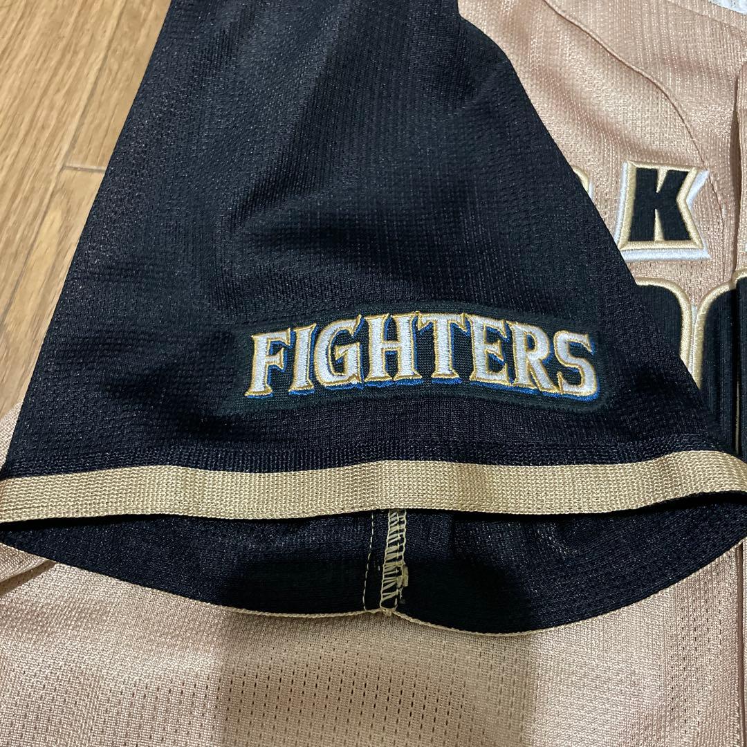 【L】日本ハムファイターズ 斎藤佑樹選手 プロコレユニフォーム NPBマーク付き