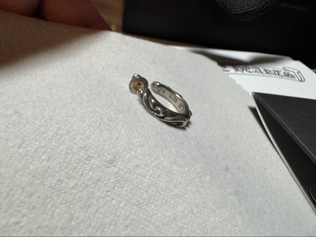 正規品 新品CHROME HEARTS シルバー ピアス(片耳用)