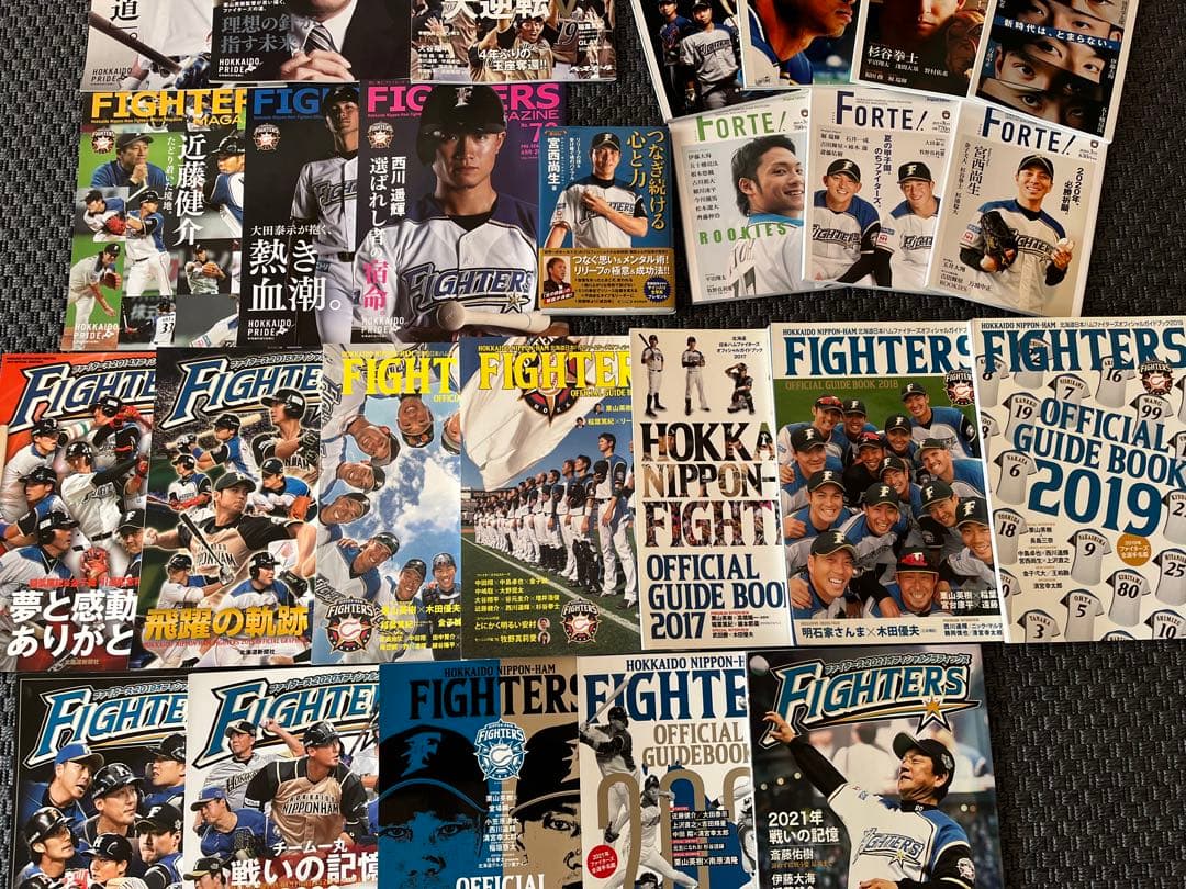 【まとめ売り‼️】日本ハムファイターズ　2014年〜2021年　雑誌まとめ売り