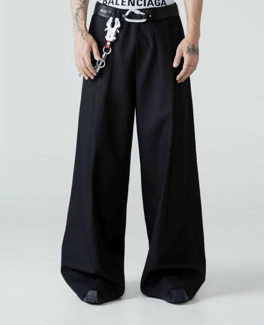 パンツ FRKM SCD WIDE-LEG PANTS M