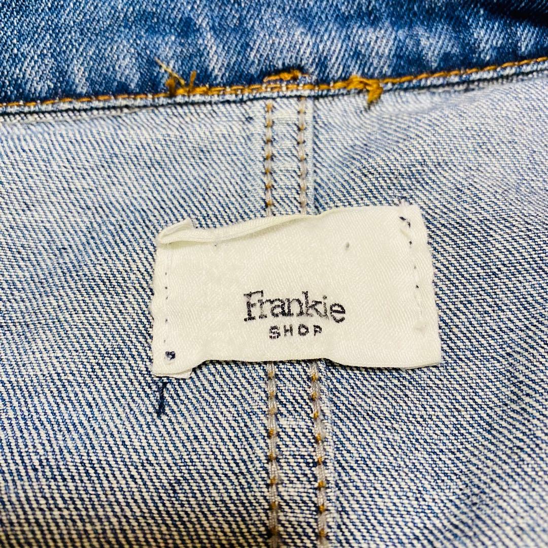 フランキーショップ　 デニムジャケット　Gジャン　ショート丈　オーバーサイズ